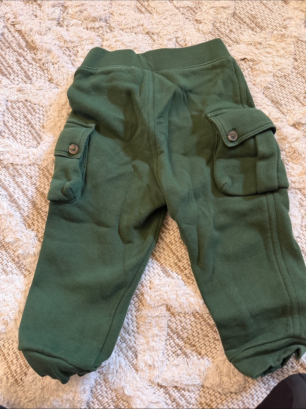 Ralph Lauren Dark Green Cargo Jogger Pants for Kids
